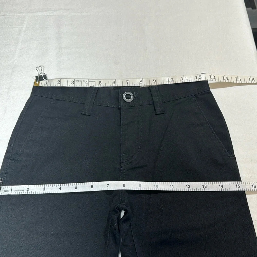 Volcom Frickin KIDS Chino Pants, size 24, black - Picture 3 of 10